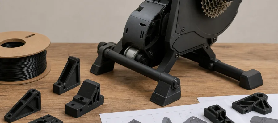3D-gedruckte Rollentrainer-Halterungen entwerfen: Vorlagen und Drucktipps