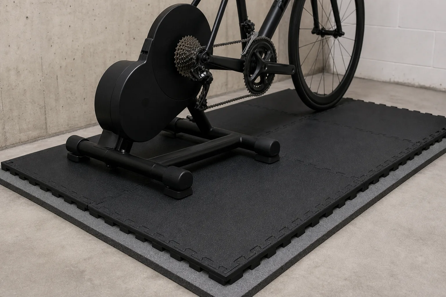 Bodenisolierung fuer Rollentrainer: DIY-Module gegen Uebertragung von Schall und Vibration
