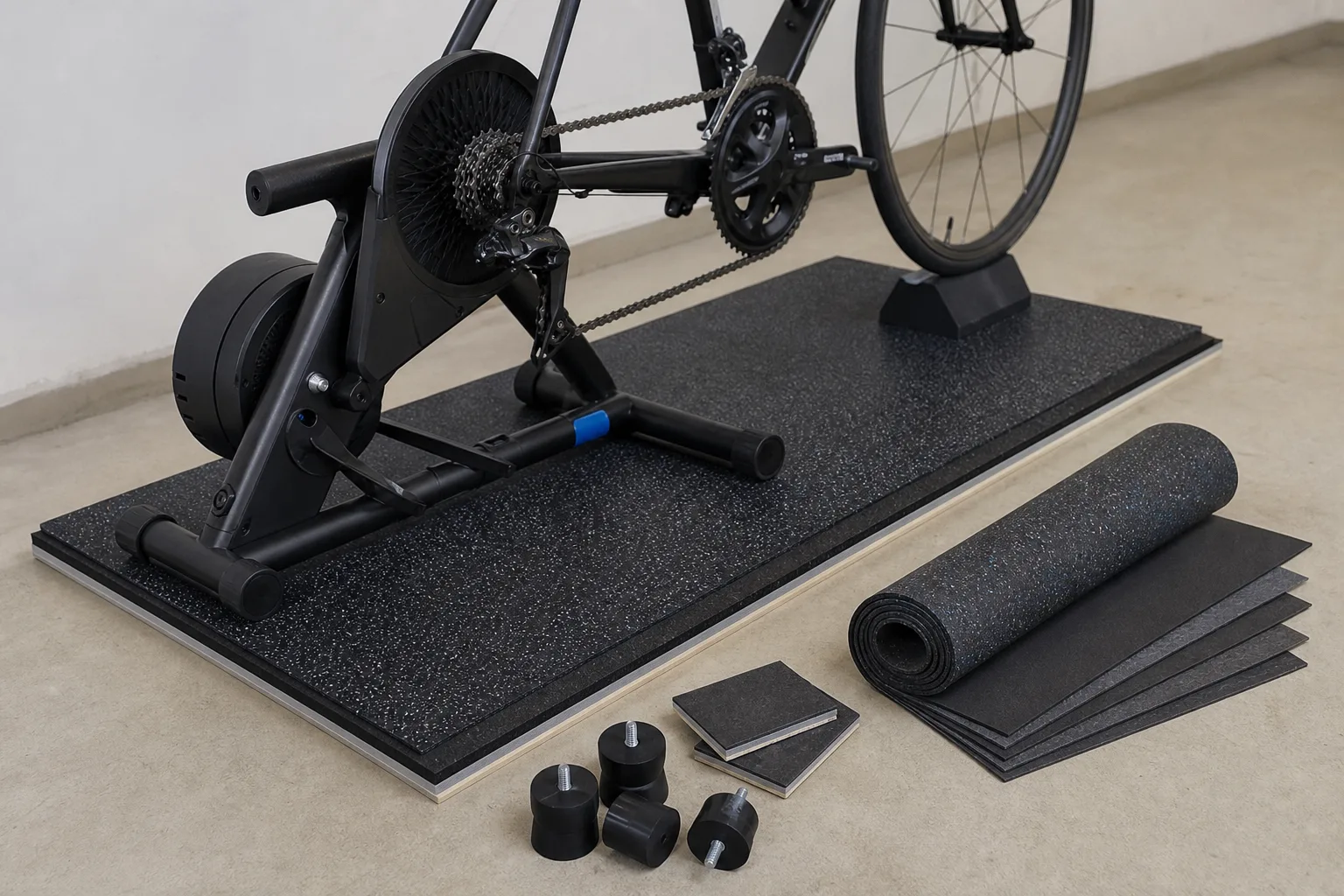 Leiser Rollentrainer DIY: Geraeuschdaemmung und Vibrationsreduktions-Projekte